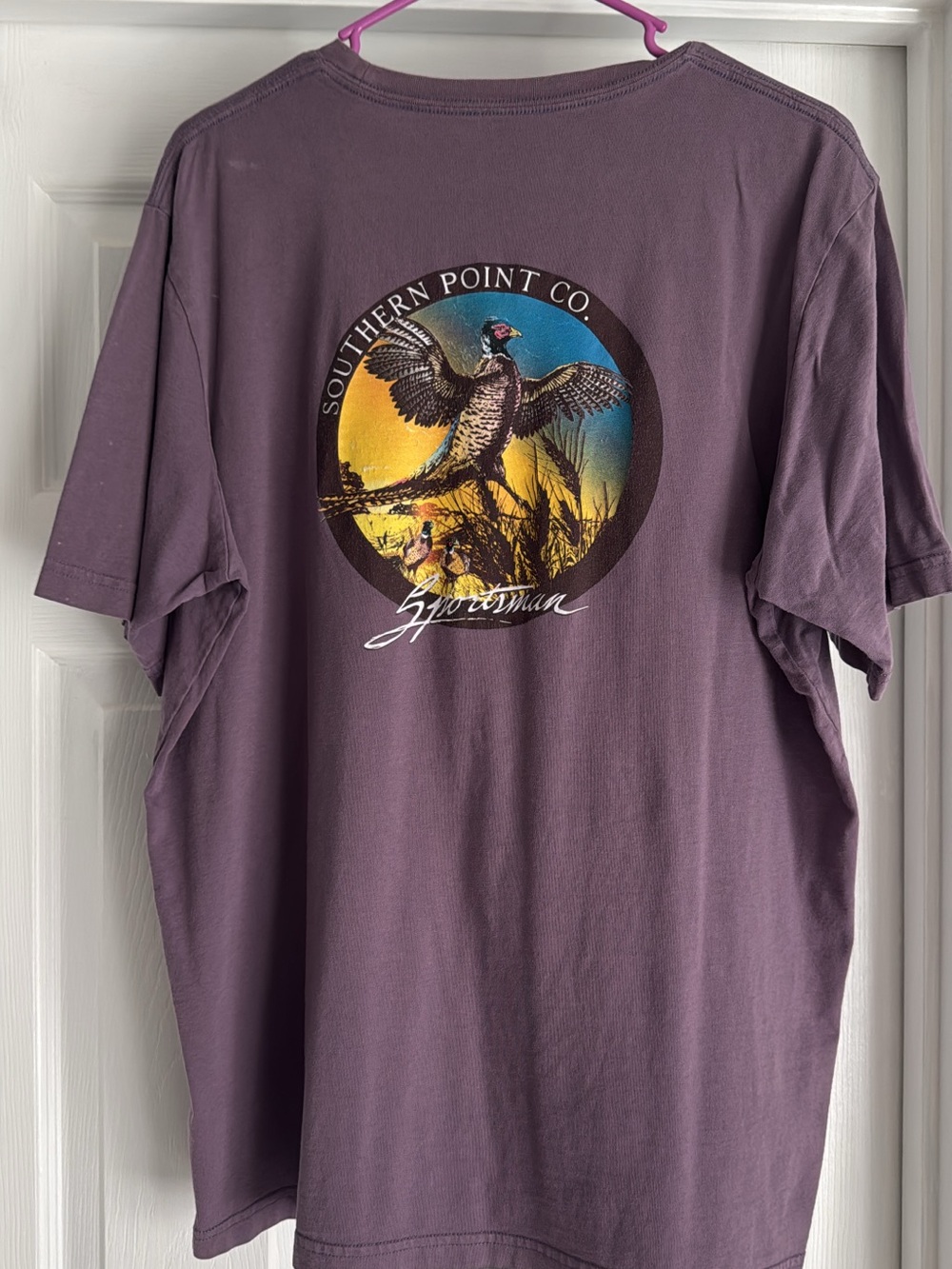 Southern Point Co. Sportsman Graphic Tee - Dusty Purple MEN’S XL